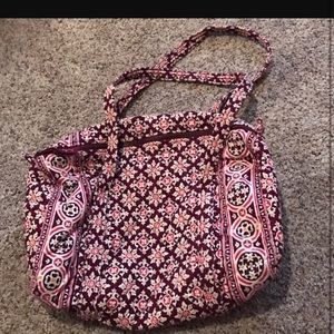 Vera Bradley duffle bag in retired medallion print