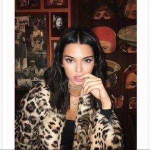 Kendall jenner leopard coat Clearance