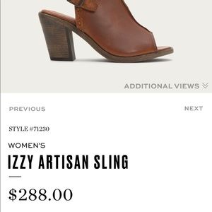 cute frye heeled sandals/booties