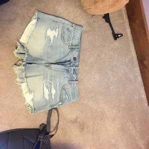 American Eagle High rise shorts