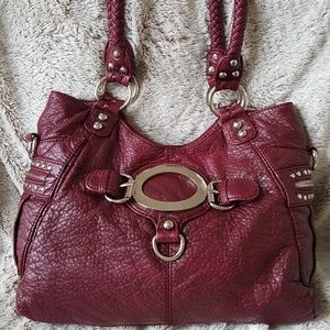 Black Rivet Shoulder Bag