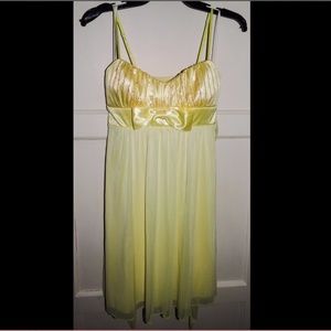 Yellow Homecoming Dress