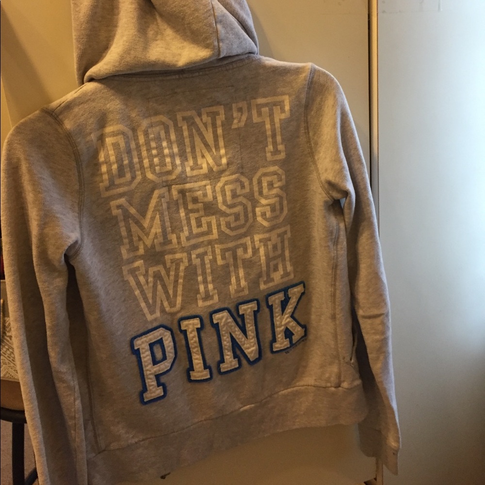 Pink zip up jacket
