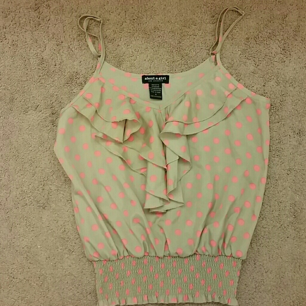 Polka Dot Cami Blouse