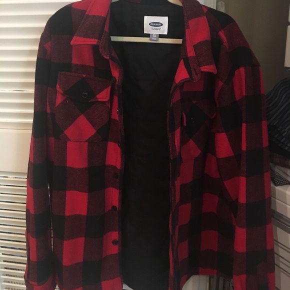 Old Navy Other - Old Navy checked wool jacket, size XXL