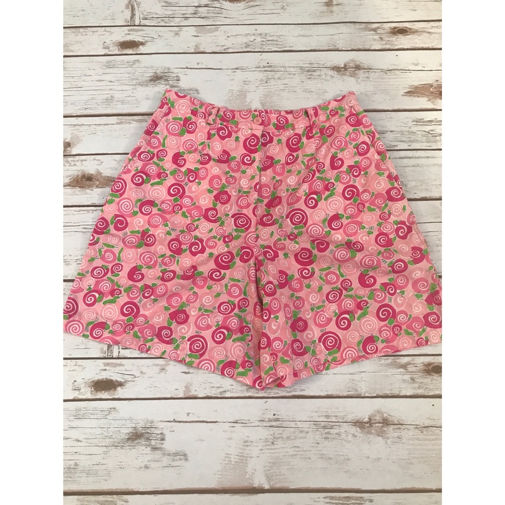 Vintage Lilly Pullitzer Pink Floral Shorts