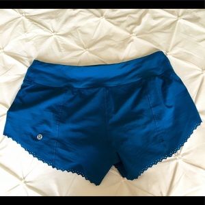 💥RARE💥 Lululemon Laser Scalloped Speed Shorts