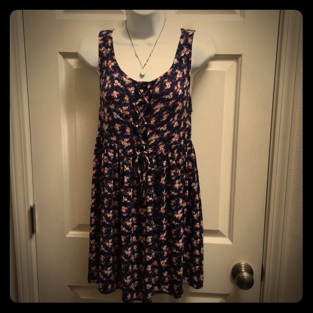 Nordstrom Band of Gypsies hippie Bohemian dress boho floral S