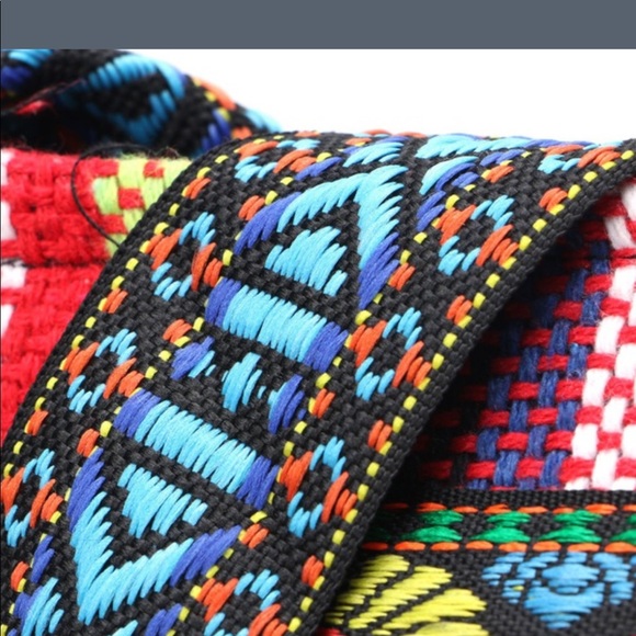 Crossbody Bag Boho Festival Hippie Fringe Beads - Picture 5 of 5