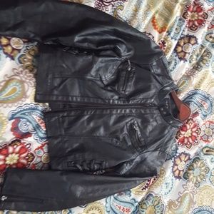 Faux Leather Jacket