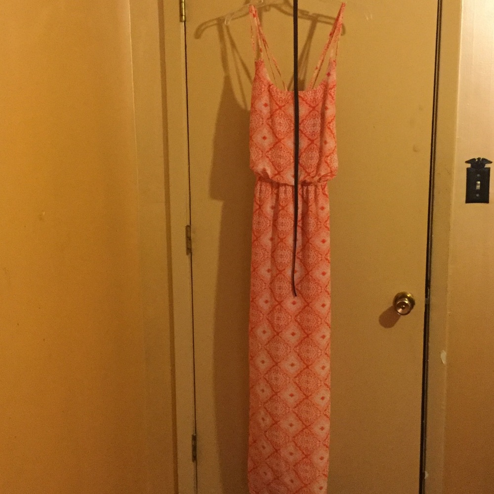 Belted maxi dress
