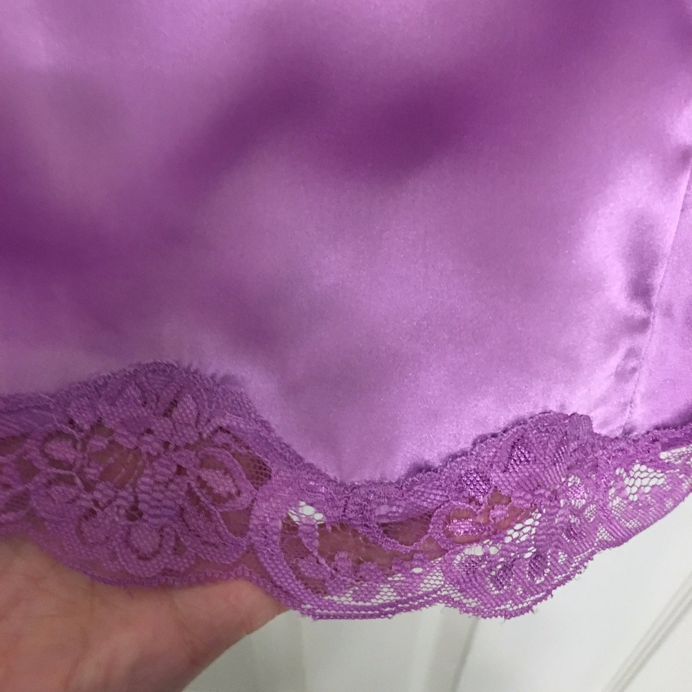 Women's Silk Tank Shell Lavender 10P - Picture 5 of 6