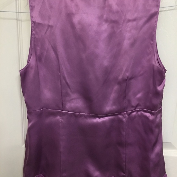 Women's Silk Tank Shell Lavender 10P - Picture 3 of 6