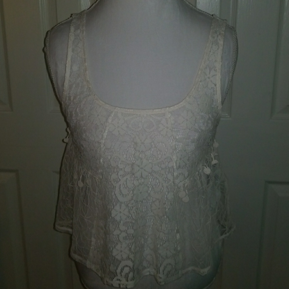 Sheer Lace Tank