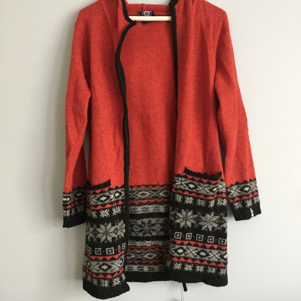 NWT Icewear Pure Icelandic Wool Zipup Cardigan