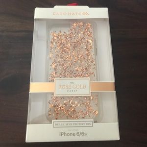 📲 iPhone 6/6s CaseMate Rose Gold Karat Case