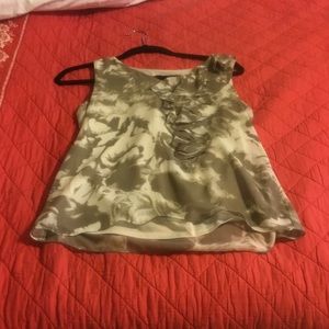 Ann Taylor Ruffle blouse