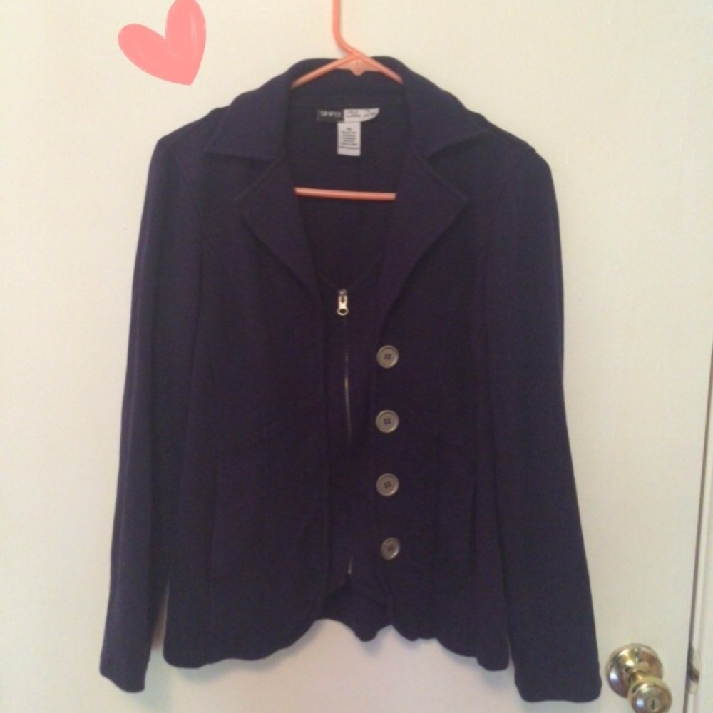 Simply Chloe Dao Navy Jacket XS