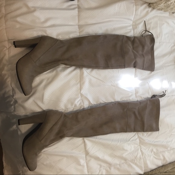 the cropped sweater & OTK boots — janna doan Never worn Steve Madden OTK boots