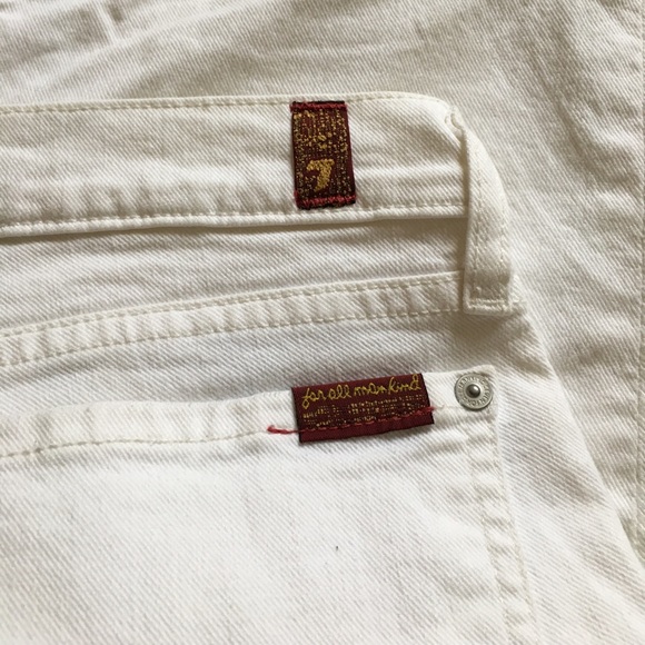 Like new seven white shorts - Picture 3 of 4