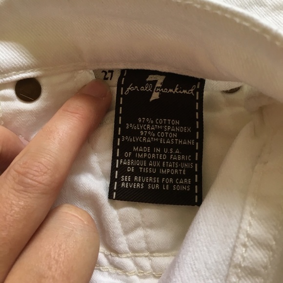 Like new seven white shorts - Picture 4 of 4