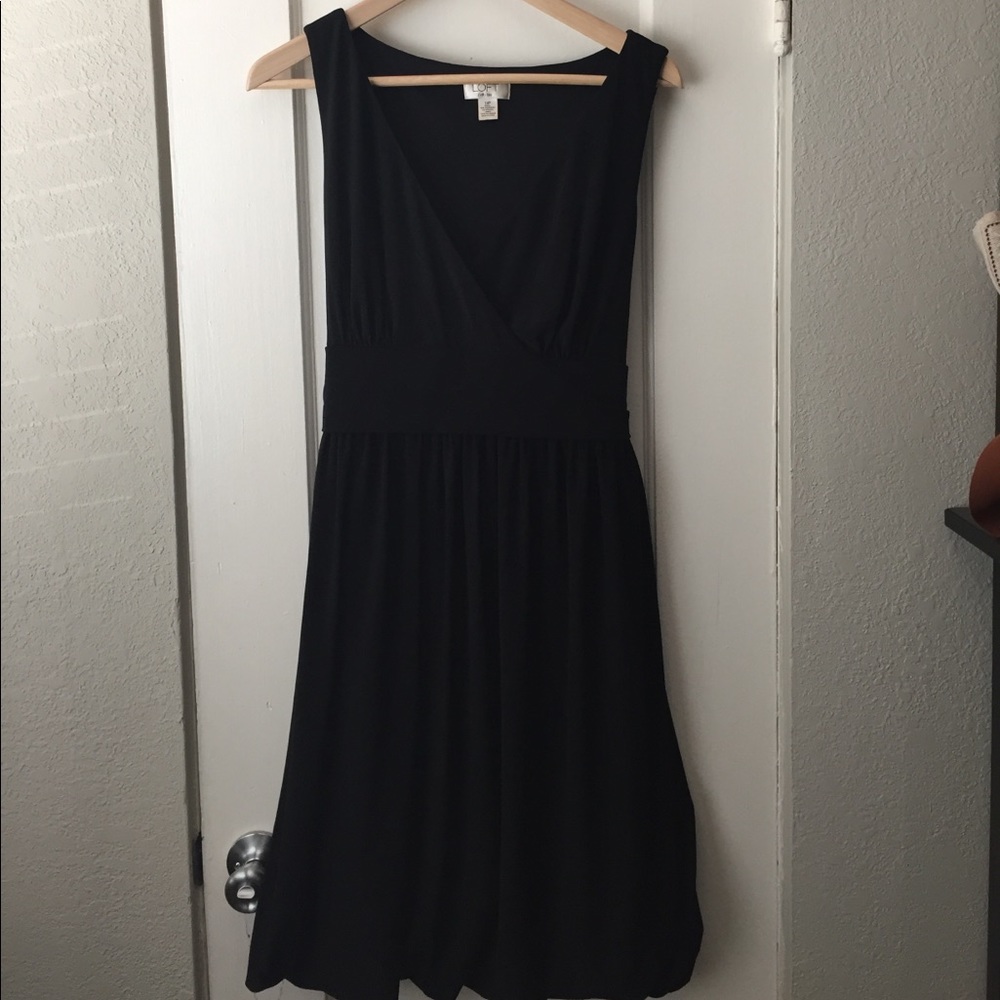 Ann Taylor loft Black Dress