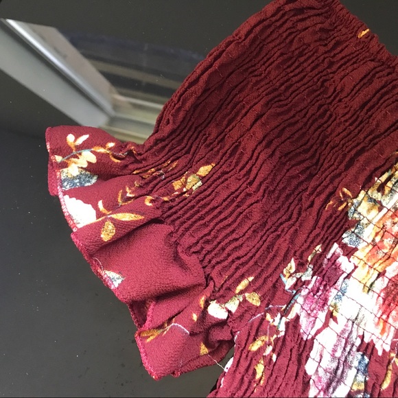 🌹 Beach Burgundy Maxi Dress - Picture 4 of 6