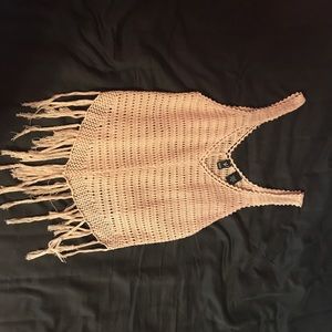 Fringe tank top