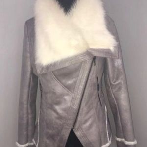 Women faux fur coat