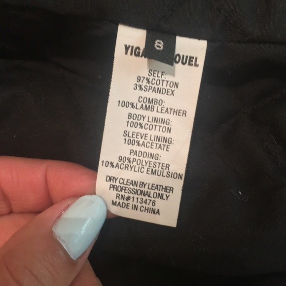 Yigal Azrouel Leather Jacket✨✨ - Picture 6 of 6