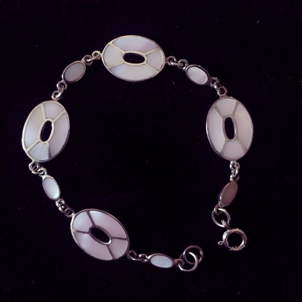 925 sterling silver bracelet pink rose quartz