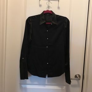 Blouse delicate worn