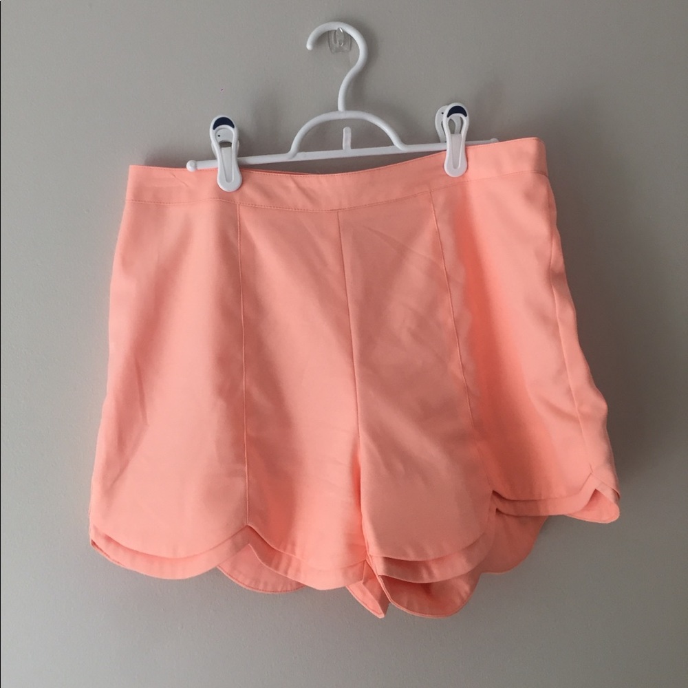 Peach shorts