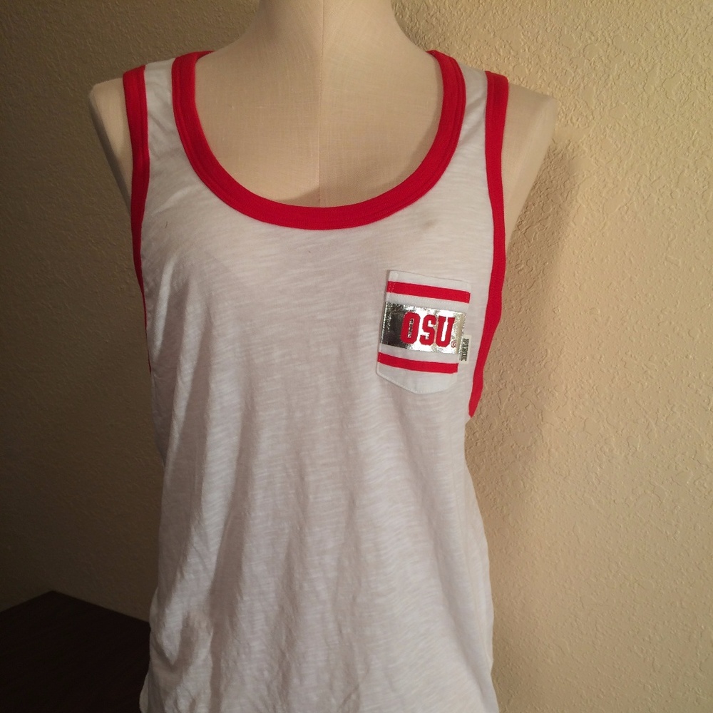 Victoria's Secret PINK Ohio State Bling Tank Top