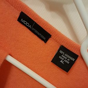 Coral Cashmere Sweater