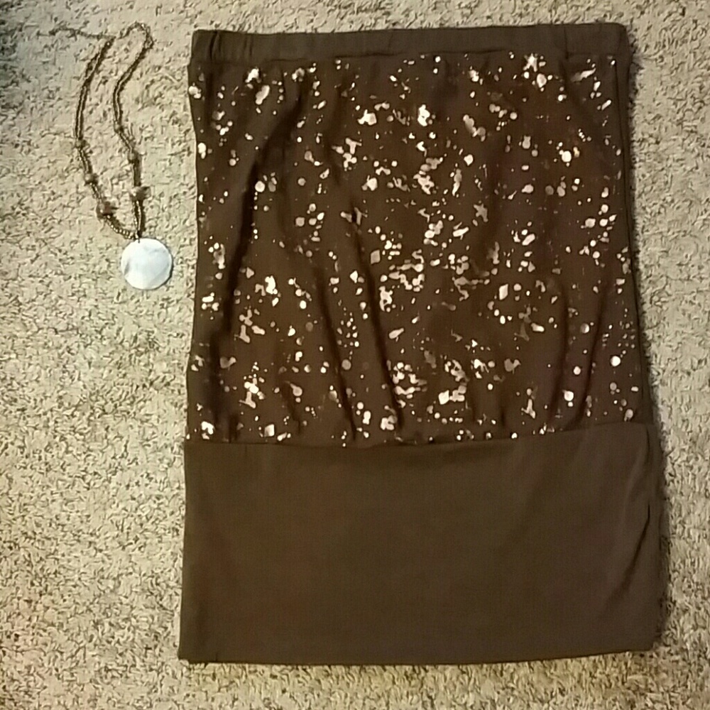 Shiny Tube Top NEW YEARS EVE PICK!!!