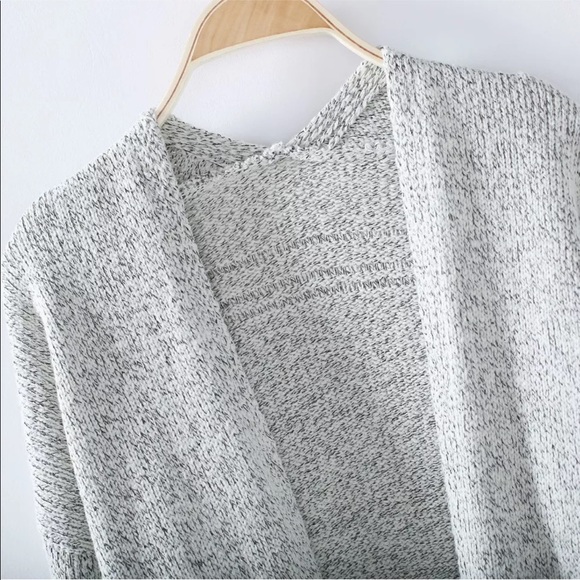 🔥SELL OUT Risk🔥 Plush Heather Gray Cotton Cardi - Picture 2 of 7