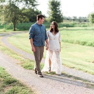 White romper/dress size small