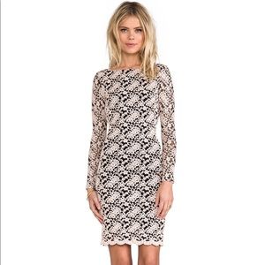 Alice + Olivia Khloe Lace Crochet Backless Dress 2