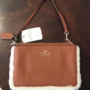 Coach Leather wristlet