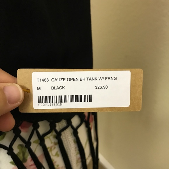 Fringe Cropped Tank - Picture 3 of 3