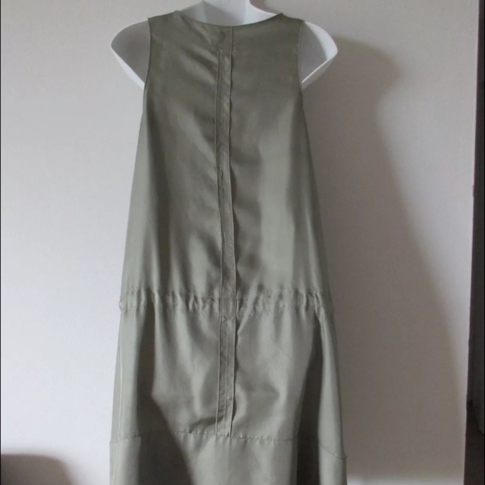 nwot rag&bone 100% silk twill tie-front ayon dress - Picture 4 of 8