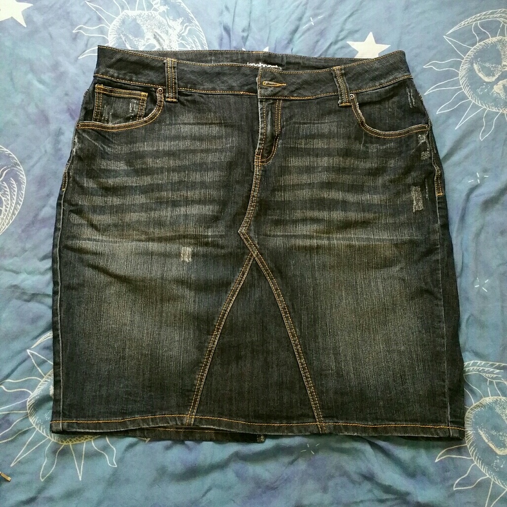Lane Bryant - Jean Skirt