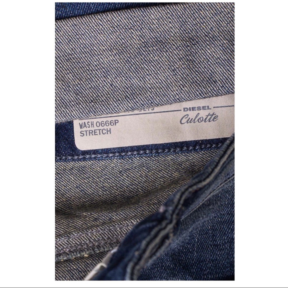 DIESEL CULOTTE JEANS ~ Made in Italy - Picture 6 of 9
