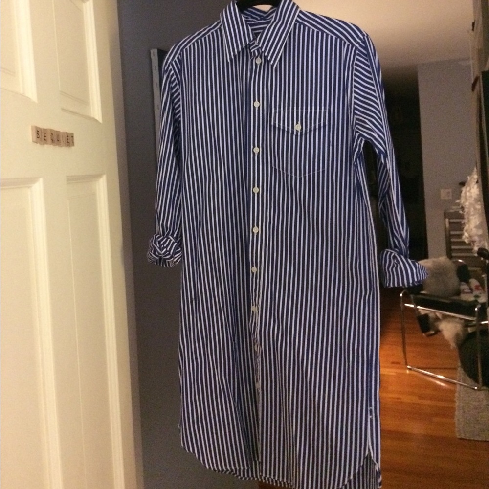 Polo Ralph Lauren striped shirtdress. NWOT.