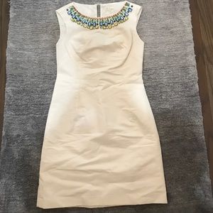 Shoshanna jeweled sheath dress