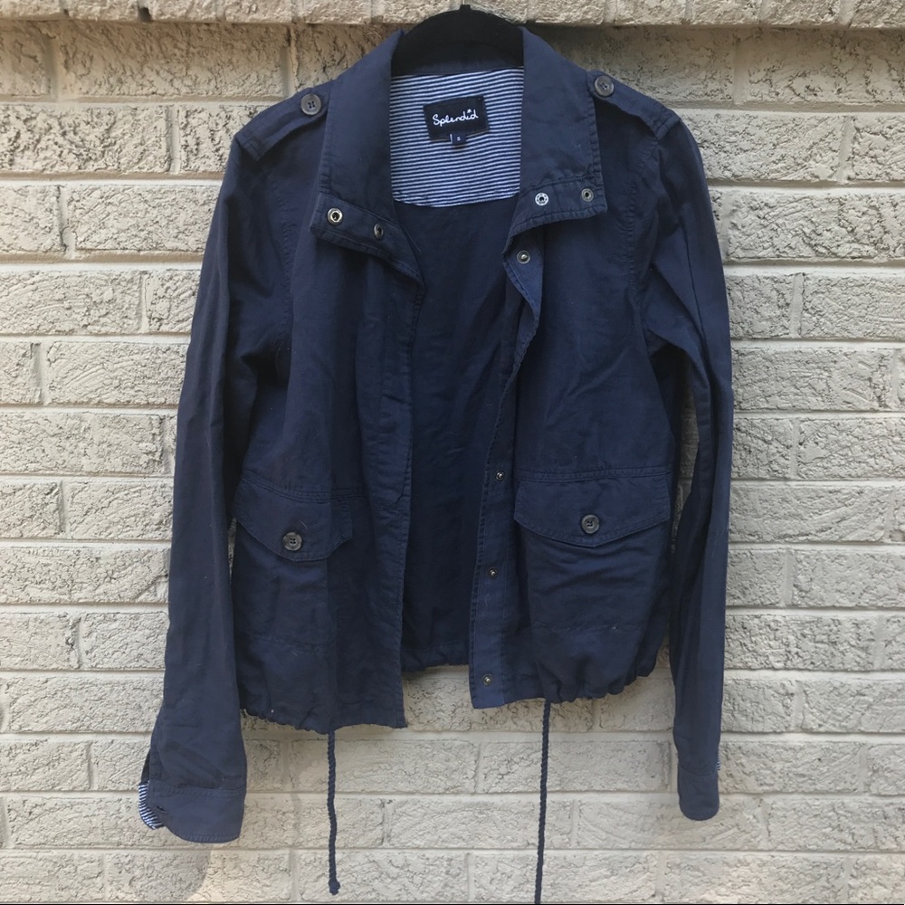 Navy cargo jacket