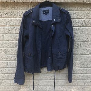 Navy cargo jacket