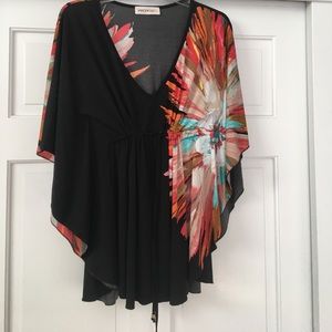 Veronica M flowery blouse