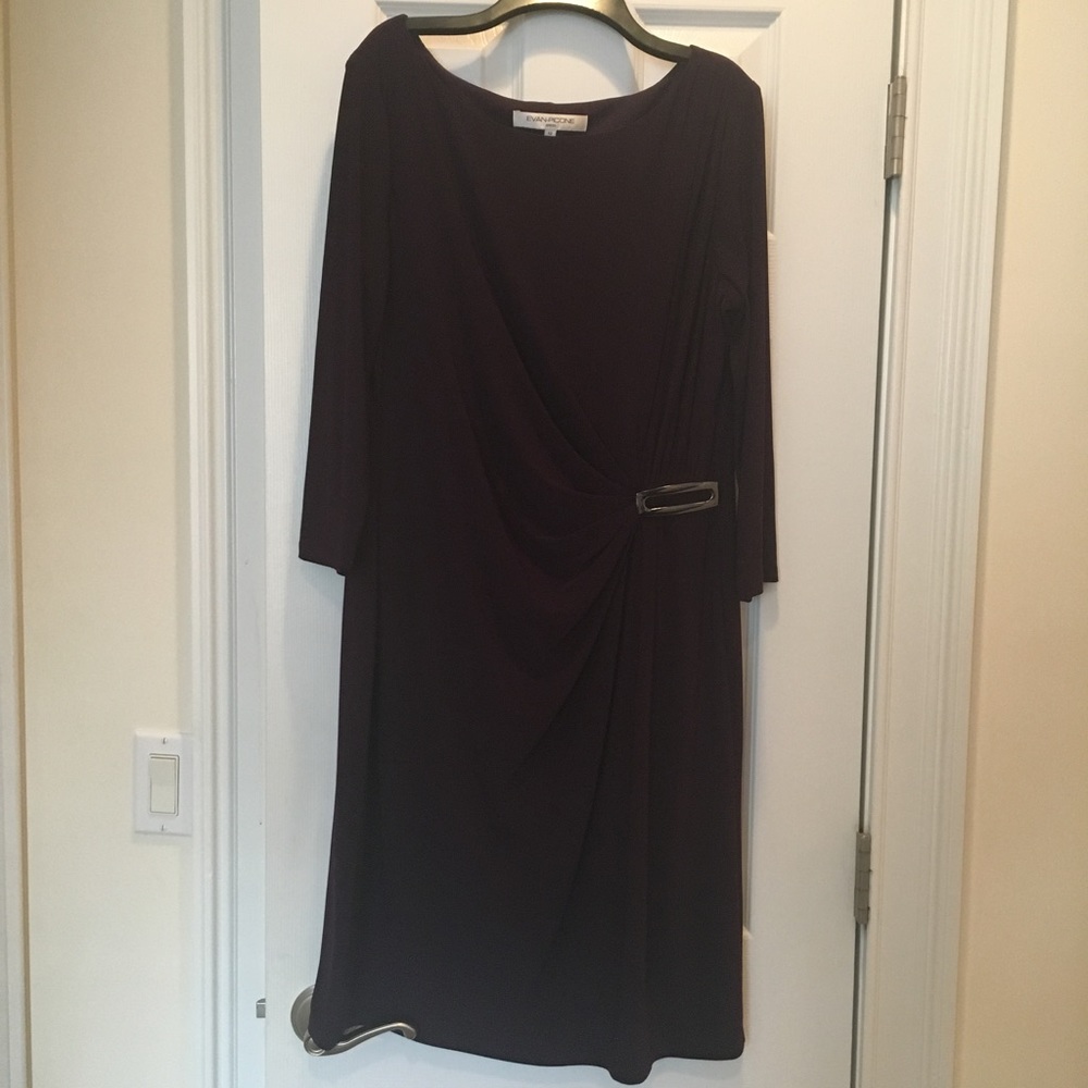 Deep purple cocktail dress